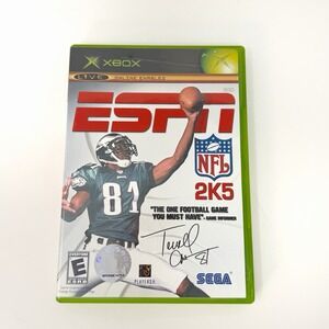 ESPN NFL 2K5 Xbox Original Game CIB Sega Football w Manual Tested Previously